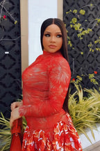 Abstract Art Formal Maxi Dress