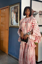 Boho Adire Relaxed Flowy Maxi Dress