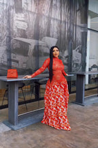 Abstract Art Formal Maxi Dress