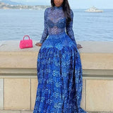 Lily Mesh Maxi Dress