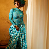 Abstract Art Formal Maxi Dress