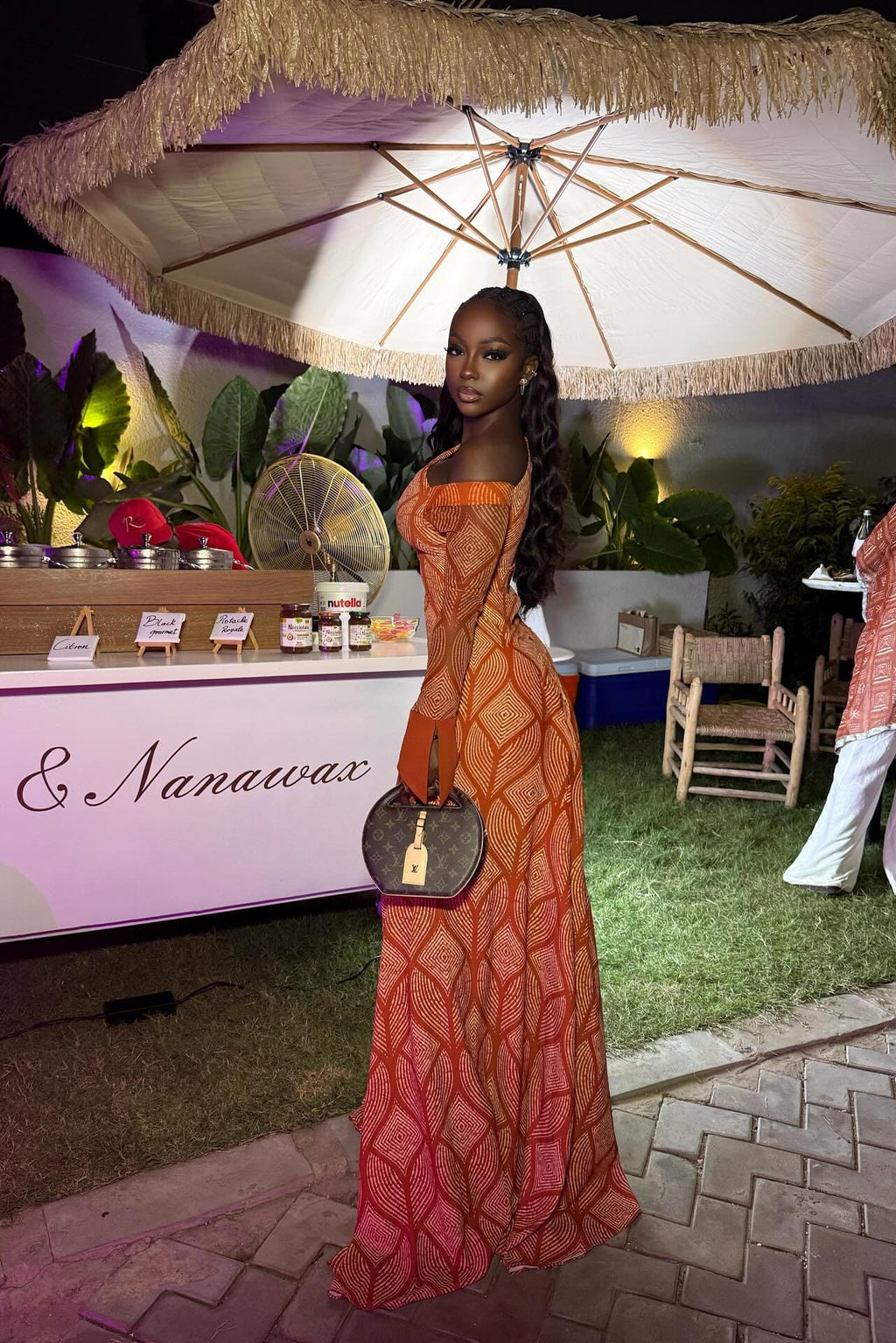 Chic Geometric One-Shoulder Maxi Dress